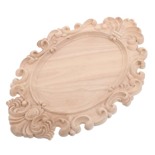 OSALADI Europäische Holzschnitzerei Appliques Unlackierte Rustikale Holzdekorationen für Möbel Schranktüren Kleiderschrank Vintage Holzornamente Holzverzierungen OSALADI Europäische Holzschnitzerei Appliques Unlackierte Rustikale Holzdekorationen für Möbel Schranktüren Kleiderschrank Vintage Holzornamente Holzverzierungen von OSALADI