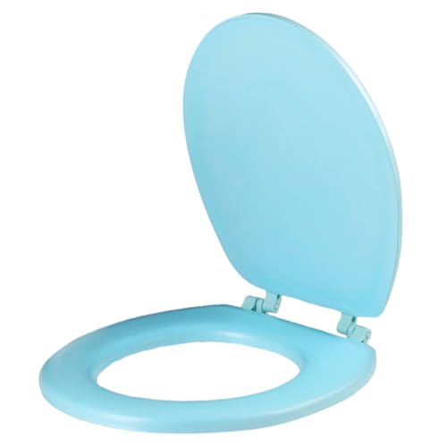 OSALADI Dicker EVA Toilettensitz für Standardtoiletten Waschbar und Wiederverwendbar Komfortabel und Hautfreundlich für Zuhause und Reisen Dekorativer Toilettendeckel von OSALADI