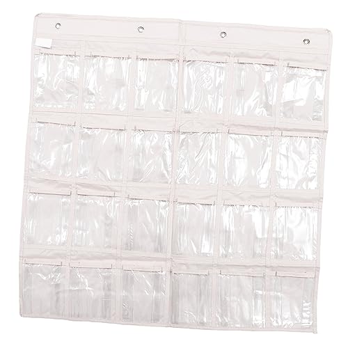 OSALADI Fächer Transparenter Oxford Hängeorganizer Wand und Tür Aufbewahrungstasche Vielseitig für Handy Lernhilfen Schmuck Platzsparend Leicht zu Installieren für Wohnung Büro Zuhause von OSALADI
