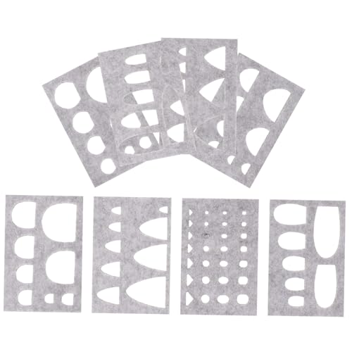 OSALADI Filzvorlage Tieraugen Form DIY Handwerk Werkzeug Filz Applique Form Wollform Bastelwerkzeug Filzhandwerk Filzvorlagenschablone von OSALADI