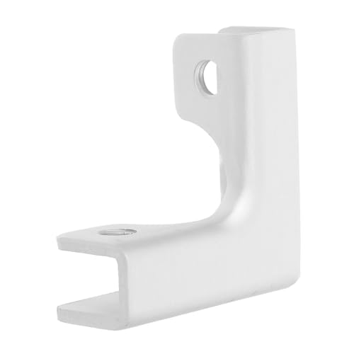 OSALADI Fixierungsteile der Glasklemme Glas-Windschutzclip randlose Glasklemme Glasclips Ersatz-Glasklammern Glasbefestigungsklemme l Clips Glasfixierzubehör Aluminiumlegierung Silber von OSALADI