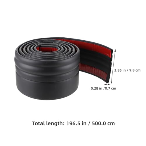 OSALADI Flexible Selbstklebende Wandleiste Breit Weiche Sockelleiste Kantenschutz für Wand Fliesenkanten Einfach Zuschneidbar Langlebig Dekorative Flexible Kantenleiste von OSALADI