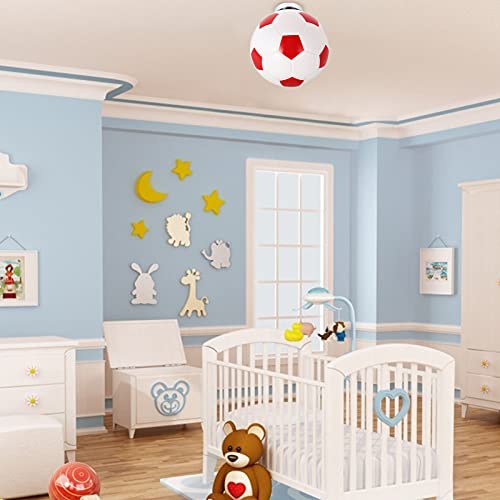 OSALADI Fußball Nachtlicht Fußball Deckenlampe Schlafzimmer Pendelleuchte Stilvolle Dekorative Hängelampe OSALADI Fußball Nachtlicht Fußball Deckenlampe Schlafzimmer Pendelleuchte Stilvolle Dekorative Hängelampe von OSALADI