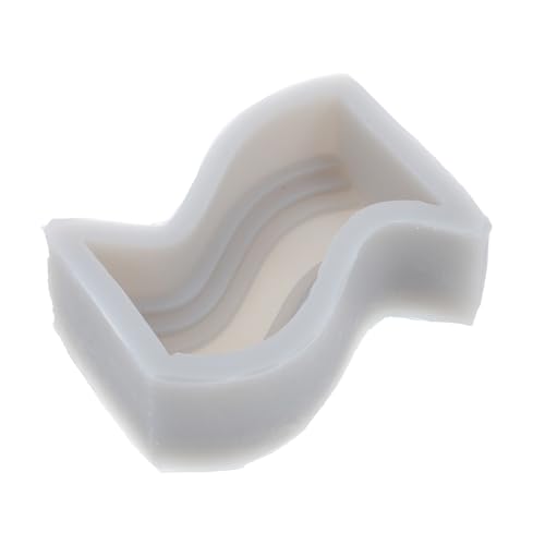 OSALADI Geometrische Kerzen Silikonform DIY Kerzenherstellung Form für Handgemachte Duftkerzen und Seifen Flexible Glatte Oberfläche Einfach zu Reinigen und Vielseitig Einsetzbar von OSALADI