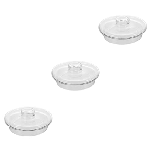 OSALADI 3 Stücke Deckel Glas Wasserkocher Abdeckung Ersatz Deckel Insekt Glas für Hause von OSALADI
