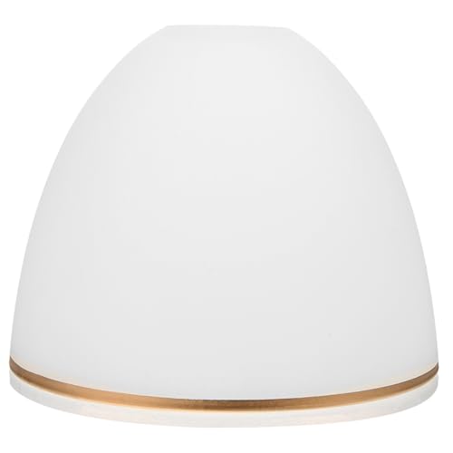 OSALADI Glas Lampenschirm Ersatz Transparent Leichtgewichtiger Lampenschirm für Kronleuchter Deckenlampen Tischlampen Installieren Schützt Augen und Verleiht Warmes Licht von OSALADI