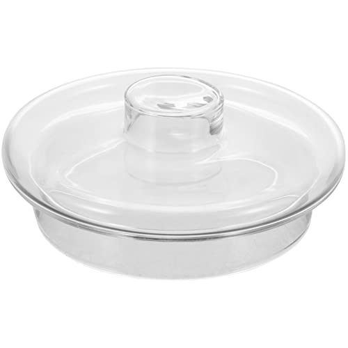 OSALADI Glas-Teekannendeckel Teekessel-Deckelabdeckung Ersatz-Glasdeckel Für Glas-Teekanne von OSALADI