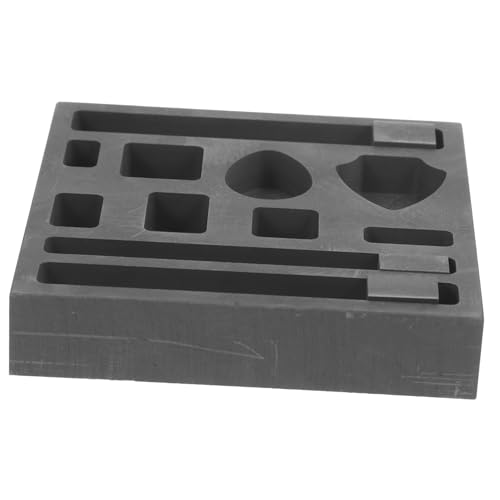 OSALADI Graphit Gussform mit Löchern Metall Schmelzform für Gold Silber Kupfer Präzise Robust Hohe Wärmeleitfähigkeit Vielseitig Einsetzbar für Metallgießen Effiziente Barrenherstellung OSALADI Graphit Gussform mit Löchern Metall Schmelzform für Gold Silber Kupfer Präzise Robust Hohe Wärmeleitfähigkeit Vielseitig Einsetzbar für Metallgießen Effiziente Barrenherstellung von OSALADI
