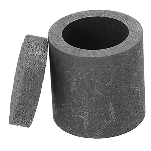OSALADI Graphit Schmelztiegel mit Deckel Hochtemperaturbeständiger Tiegel für Schmuckguss für Kleine Metall Schmelzprojekte und Experimente OSALADI Graphit Schmelztiegel mit Deckel Hochtemperaturbeständiger Tiegel für Schmuckguss für Kleine Metall Schmelzprojekte und Experimente von OSALADI