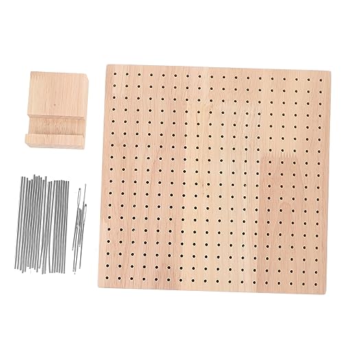 OSALADI Häkel Blockierbrett Holz Quadratisches Handgefertigtes Sperrbrett mit Nadeln Glatte Kanten Leichtes Strickzubehör für Mehrere Projekte Tragbar und Einfach zu Verwenden OSALADI Häkel Blockierbrett Holz Quadratisches Handgefertigtes Sperrbrett mit Nadeln Glatte Kanten Leichtes Strickzubehör für Mehrere Projekte Tragbar und Einfach zu Verwenden von OSALADI
