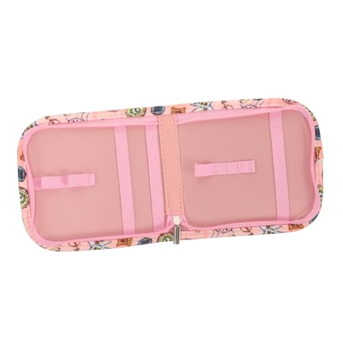 OSALADI Häkel Organizer Tasche für Strick und Nähzubehör Praktische Aufbewahrung für Häkelnadeln und Nähwerkzeuge mit Reißverschluss Leicht und Tragbar für DIY Projekte von OSALADI
