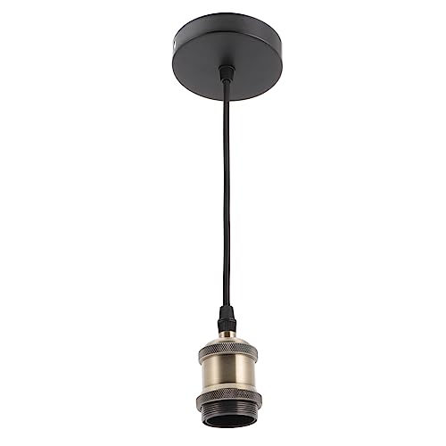 OSALADI Hängelampe Halterung Retro Deckenleuchte Lampensockel mit Kabel für Küche Wohnzimmer Bar Esszimmer Elegantes Design für Stilvolle Beleuchtung OSALADI Hängelampe Halterung Retro Deckenleuchte Lampensockel mit Kabel für Küche Wohnzimmer Bar Esszimmer Elegantes Design für Stilvolle Beleuchtung von OSALADI