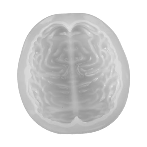 OSALADI Halloween DIY Silikonform Gehirn Kerzenform Flexibel Wiederverwendbar Glatte Oberfläche Leicht Anfänger Geeignet Geschenkidee für Halloween Dekoration und Bastelprojekte von OSALADI