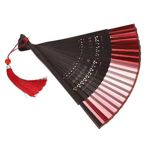 OSALADI Handheld Lüfter mit Quasten Chinesischer Faltfächer für Tanz Cosplay und Partys Tragbar und Dekorativ als für Kulturinteressierte OSALADI Handheld Lüfter mit Quasten Chinesischer Faltfächer für Tanz Cosplay und Partys Tragbar und Dekorativ als für Kulturinteressierte von OSALADI