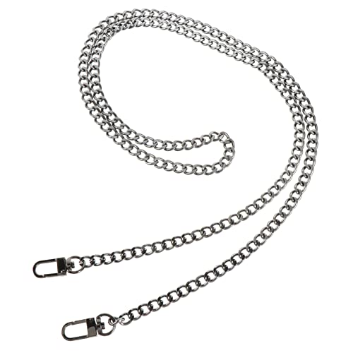 OSALADI Handtaschenkette Aus Metall Lang Mit Zwei Schnallen Abnehmbar Für Umhängetaschen Geldbeutel Und Clutches Geldbeutelgurt Als Stilvolles Taschen-zubehör von OSALADI
