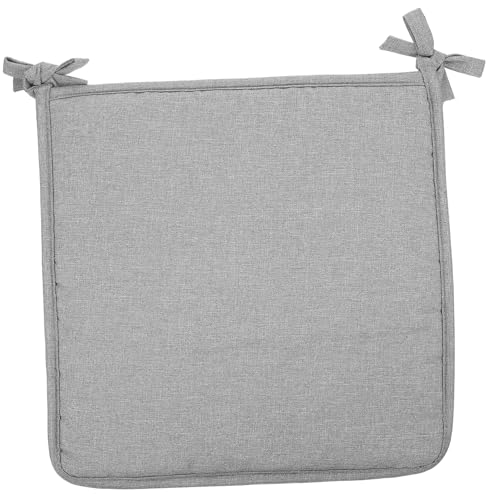 OSALADI Hausgemachtes Baumwoll Leinen Stuhlkissen mit Rutschfester Unterseite Ergonomisches Sitzpolster für Esszimmer und Gartenstühle Atmungsaktiv und Formbeständig für Bequemes Sitzen von OSALADI