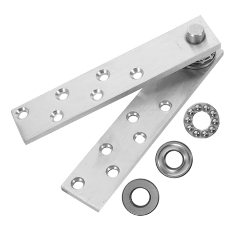 OSALADI Heavy Duty Edelstahl Pivot Türscharniere Drehbar Verdeckte Türscharniere Für Geheime Türen Bücherregal Schrank Dicke Verborgene Türbeschläge von OSALADI