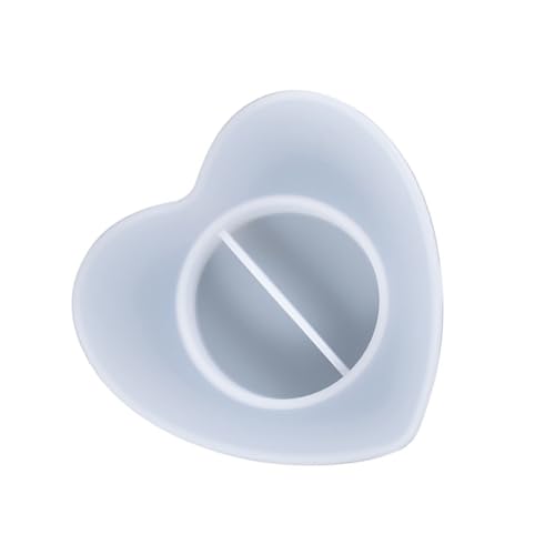 OSALADI Herzförmige Silikonform für Kerzenhalter Diy Gießform für Kreative Bastelprojekte Leicht zu Reinigen für Einfaches Entformen und Bruchsicher OSALADI Herzförmige Silikonform für Kerzenhalter Diy Gießform für Kreative Bastelprojekte Leicht zu Reinigen für Einfaches Entformen und Bruchsicher von OSALADI
