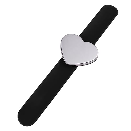 OSALADI Herzförmiges Magnetarmband Silikon Werkzeug zur Nadelaufnahme für Friseure Angenehm zu Hoher Magnetismus zur Aufbewahrung Kleiner Geräte von OSALADI