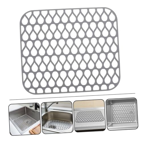 OSALADI Hitzebeständige Silikon Spülbeckeneinlage mit Abflusslöchern Faltbare Küchenspüle Matte Schnelltrocknende und Multifunktionale Waschbeckenunterlage für Geschirr Backen und OSALADI Hitzebeständige Silikon Spülbeckeneinlage mit Abflusslöchern Faltbare Küchenspüle Matte Schnelltrocknende und Multifunktionale Waschbeckenunterlage für Geschirr Backen und von OSALADI