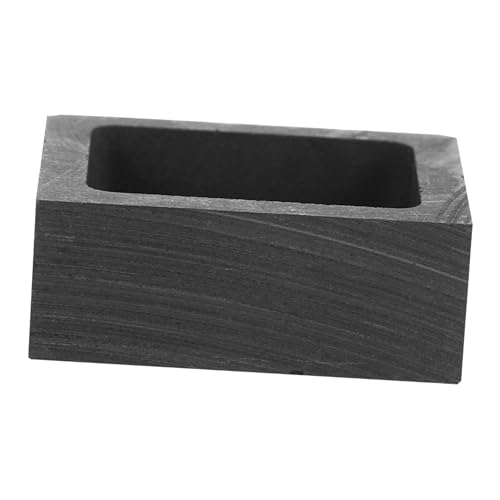 OSALADI Hochtemperaturbeständige Quadratische Graphit gießform für DIY Gold Silber Schmuckschmelzen Vielseitiges Schmuckgießwerkzeug für Handgefertigte Metallveredelung von OSALADI