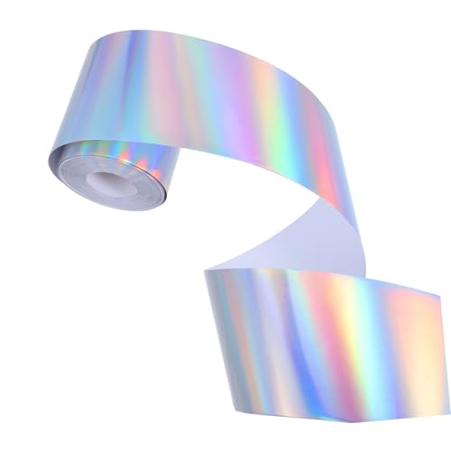 OSALADI Holografische Selbstklebende Whiteboard Border Trim Kratzfest Reflektierend Vielseitig für Klassenraum Party und Büro Einfache Anbringung Langlebige Dekoration OSALADI Holografische Selbstklebende Whiteboard Border Trim Kratzfest Reflektierend Vielseitig für Klassenraum Party und Büro Einfache Anbringung Langlebige Dekoration von OSALADI