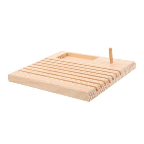 OSALADI Holz Garnhalter Stabiler Aufbewahrungsständer für Nähgarn für Quilten Stickerei Bastelarbeiten Langlebig mit Feiner Verarbeitung Natürliches Holz Einfache Handhabung OSALADI Holz Garnhalter Stabiler Aufbewahrungsständer für Nähgarn für Quilten Stickerei Bastelarbeiten Langlebig mit Feiner Verarbeitung Natürliches Holz Einfache Handhabung von OSALADI