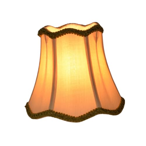 OSALADI Hotel Stoff Lampenschirm Deckenleuchte Lampenabdeckung Wellenförmig Beige Schutz Für Deckenlampen Einsetzbar Robust Und Einfach Zu Montieren von OSALADI