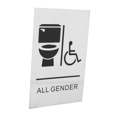 OSALADI Inklusionsfreundliches Robustes Wc Schild mit Rollstuhlsymbol Selbstklebend Barrierefreies Toilettenschild für Geschlechter Einfache Anbringung Geeignet für Büro Restaurant OSALADI Inklusionsfreundliches Robustes Wc Schild mit Rollstuhlsymbol Selbstklebend Barrierefreies Toilettenschild für Geschlechter Einfache Anbringung Geeignet für Büro Restaurant von OSALADI