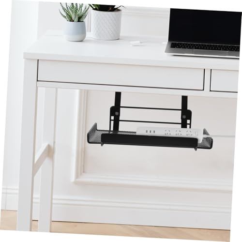 OSALADI Kabelmanagement Regal Untertisch Kabelablage Kabelaufbewahrungsschale für Schreibtisch Kabelorganizer unter Tisch Ordentliche Kabelführung für Home Office Arbeitsplatz von OSALADI