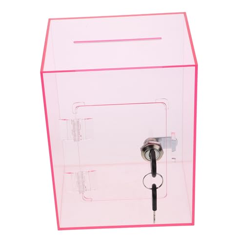 OSALADI Klarer Vorschlagkasten mit Schloss Acryl Spendenbox für Sichere Aufbewahrung von Geld und Briefen Multifunktionale Nutzung als Spenden Beschwerde und Vorschlagsbox Leicht und OSALADI Klarer Vorschlagkasten mit Schloss Acryl Spendenbox für Sichere Aufbewahrung von Geld und Briefen Multifunktionale Nutzung als Spenden Beschwerde und Vorschlagsbox Leicht und von OSALADI