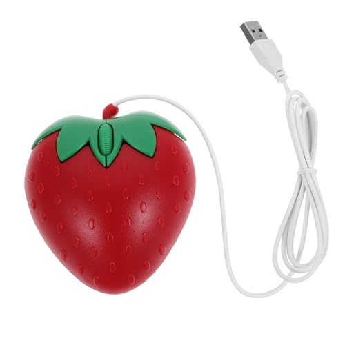 OSALADI Kleine USB Gaming Maus Erdbeere Niedliches Design Ergonomisch Komfortabel Für PC Laptop Büro Und Spiele OSALADI Kleine USB Gaming Maus Erdbeere Niedliches Design Ergonomisch Komfortabel Für PC Laptop Büro Und Spiele von OSALADI