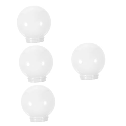 OSALADI 4stücke Acryl Lampenschirm Outdoor Lampenabdeckung Für Garten Dekorativ Installieren Passend Für Stehlampe Und Wandlampe Eleganter Look Milchige von OSALADI