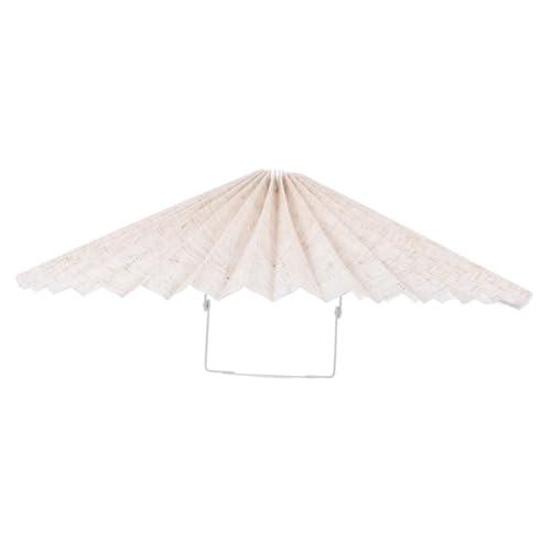 OSALADI Kleiner Lampenschirm Tischlampe aus Drehbarem Eisenrahmen Plissee Stoff Lampenschirm Ersatzschirm für Stehlampe und Pendelleuchte Flexibler Lampenüberzug für Wohnzimmer OSALADI Kleiner Lampenschirm Tischlampe aus Drehbarem Eisenrahmen Plissee Stoff Lampenschirm Ersatzschirm für Stehlampe und Pendelleuchte Flexibler Lampenüberzug für Wohnzimmer von OSALADI