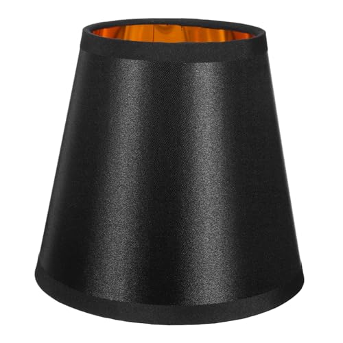 OSALADI Kleiner Stoff-lampenschirm Barrel-form Lampenschirm für Kronleuchter Tisch Wandlampen Weiche Lichtstreuung Einfache Reinigung Stilvoller Ersatz für Beleuchtung von OSALADI