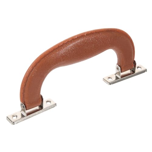 OSALADI Koffergriff Ersatzgriff Kunststoff Braun Ergonomisch Robust für Gepäckkoffer Reisekoffer Geschenkbox Werkzeugkoffer Langlebig Einfach zu Montieren von OSALADI