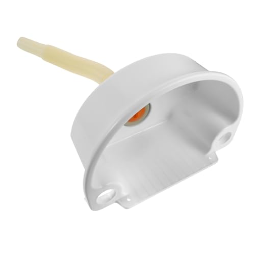 OSALADI Kompaktes Eck wandwaschbecken Platzsparendes Halbrundes Mini waschbecken mit Plastikablauf Moderner Wassersparender Handwaschtisch für Kleine Räume Gäste wc Balkon und Camper von OSALADI