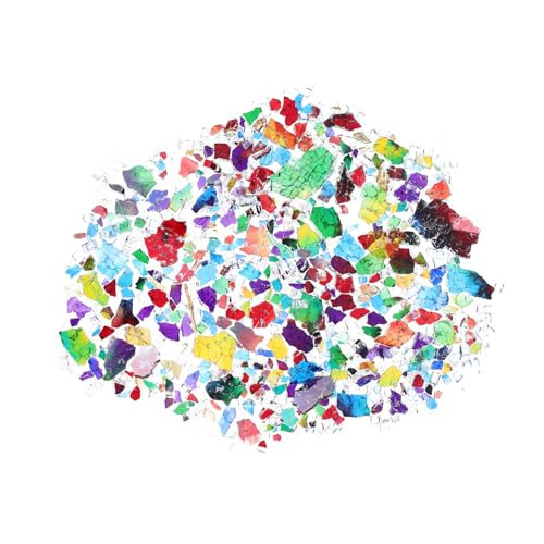 OSALADI Kreative DIY Mosaikstücke Einzigartige Wanddekoration mit Ice Crack Fragments für Kunstprojekte pro Packung für Handwerk und Bastelarbeiten OSALADI Kreative DIY Mosaikstücke Einzigartige Wanddekoration mit Ice Crack Fragments für Kunstprojekte pro Packung für Handwerk und Bastelarbeiten von OSALADI