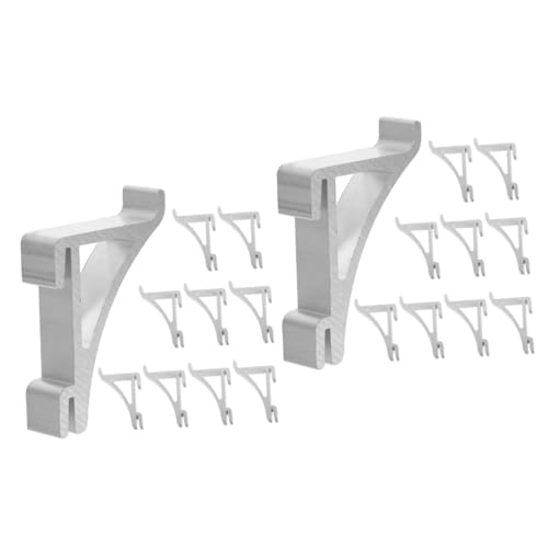 OSALADI Kühlschrank Clips 20 Stk Gefrierhaken Regalboden Clip- Kühlschränke Regalhalterungen Metallregal Kühlere Regalhalterung Regalhalterungsclips Regalclip Aluminium Cliphaken Vitrine OSALADI Kühlschrank Clips 20 Stk Gefrierhaken Regalboden Clip- Kühlschränke Regalhalterungen Metallregal Kühlere Regalhalterung Regalhalterungsclips Regalclip Aluminium Cliphaken Vitrine von OSALADI