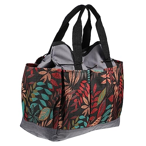 OSALADI Kunstbedarf Aufbewahrung Organizer Faltbare Umhängetasche mit Mehreren Taschen für Schüler und Lehrer Strapazierfähigem Oxford Blumenmuster OSALADI Kunstbedarf Aufbewahrung Organizer Faltbare Umhängetasche mit Mehreren Taschen für Schüler und Lehrer Strapazierfähigem Oxford Blumenmuster von OSALADI