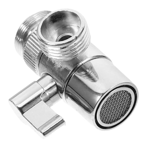 OSALADI Kupfer Waschmaschinen Wasserhahn Verteiler Eingang Ausgänge mit Union Gelenk Rutschfester Wasserhahn Adapter für Bad Waschküche Kompatibel mit Waschmaschine und Geschirrspüler von OSALADI