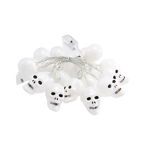 OSALADI LED Lichterkette Totenkopf Halloween Deko 3 Meter 20 Leds Warmweiß Batteriebetrieben für Haus Garten Terrasse Party Schlafzimmer Geburtstage Dekorationsbeleuchtung OSALADI LED Lichterkette Totenkopf Halloween Deko 3 Meter 20 Leds Warmweiß Batteriebetrieben für Haus Garten Terrasse Party Schlafzimmer Geburtstage Dekorationsbeleuchtung von OSALADI