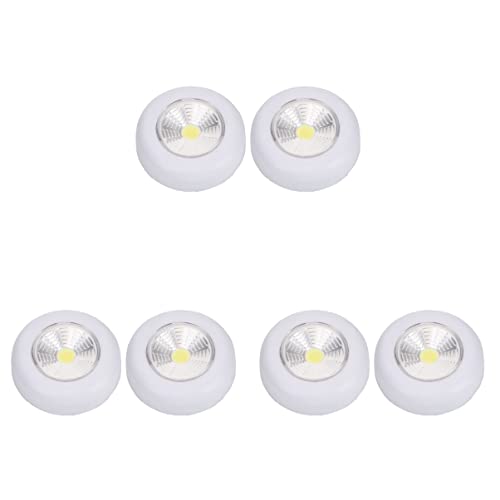 OSALADI LED-Push-Licht LED-Drucklampe 6 Stk Notlicht Wandleuchte Nachtlicht Led Notfall-lichter Led Licht Fernbedienung von OSALADI