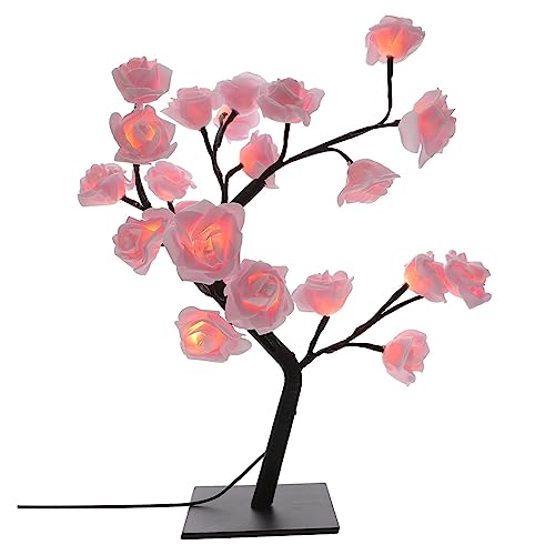 OSALADI Romantische Rose Baum Form Nachtlicht Dekorative Lampe Tisch Lampe Nacht Energie-effiziente von OSALADI