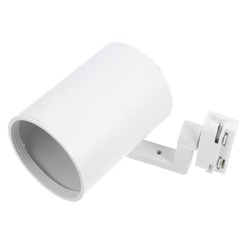 OSALADI LED Track Spot Licht Abdeckung Weiß Einstellbarer Strahler Lampenschirm Robuste LED Deckenleuchte mit Weitem Abstrahlwinkel Hochwertiger Cri für Innenräume für Küche und von OSALADI