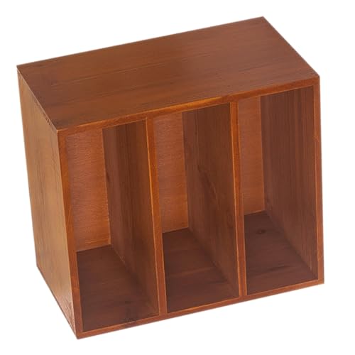 OSALADI Lagerregal Aus Massivem Holz Desktop-bücherregal Schreibtischregale Bücherregale Organisation Schreibtischbuchhandel Buchhalter Schreibtisch Bücherregal Tischplatte Hölzern von OSALADI