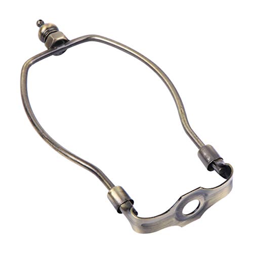 OSALADI Lampe Harfe Halter mit Sattel und Endstück Heavy Duty Lampe Harfe für Tischlampen Stehlampen Lampenschirme 15,2 cm Bronze, bronze, M149S601I33R08Z0 von OSALADI