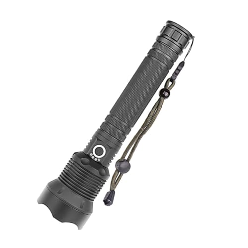 OSALADI Wiederaufladbare Handscheinwerfer-taschenlampe Aus Aluminium Xhp70 Zum Aufladen Im Freien Notlicht Teleskop-taschenlampe Modisches Tragbares Licht Für Camping Und Wandern von OSALADI