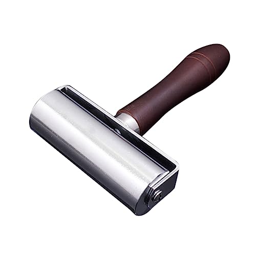 OSALADI Leder Pressroller Hochwertiges Werkzeug zur Lederbearbeitung mit Komfortablem Holzgriff für DIY Handwerksprojekte Glätten von Kanten OSALADI Leder Pressroller Hochwertiges Werkzeug zur Lederbearbeitung mit Komfortablem Holzgriff für DIY Handwerksprojekte Glätten von Kanten von OSALADI