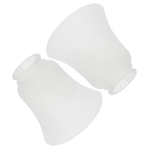 OSALADI Moderne Lampenschirme Aus Glas in Schneeflockenform 2er-set Decken- Und Pendelleuchtenschirme von OSALADI